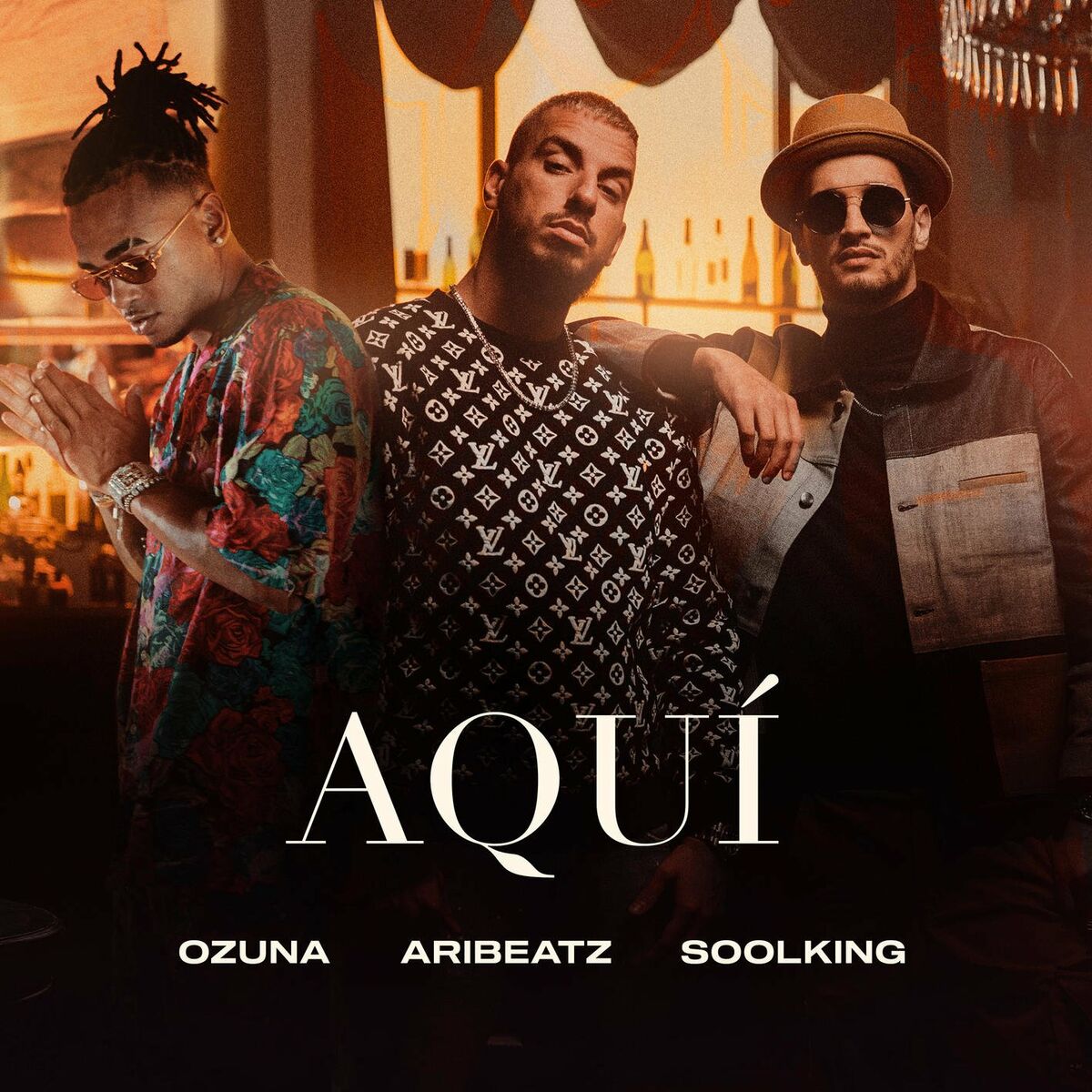 Album cover of Aquí (feat. Ozuna & Soolking)