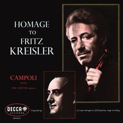 Cover of Homage to Fritz Kreisler (Remastered 2024)