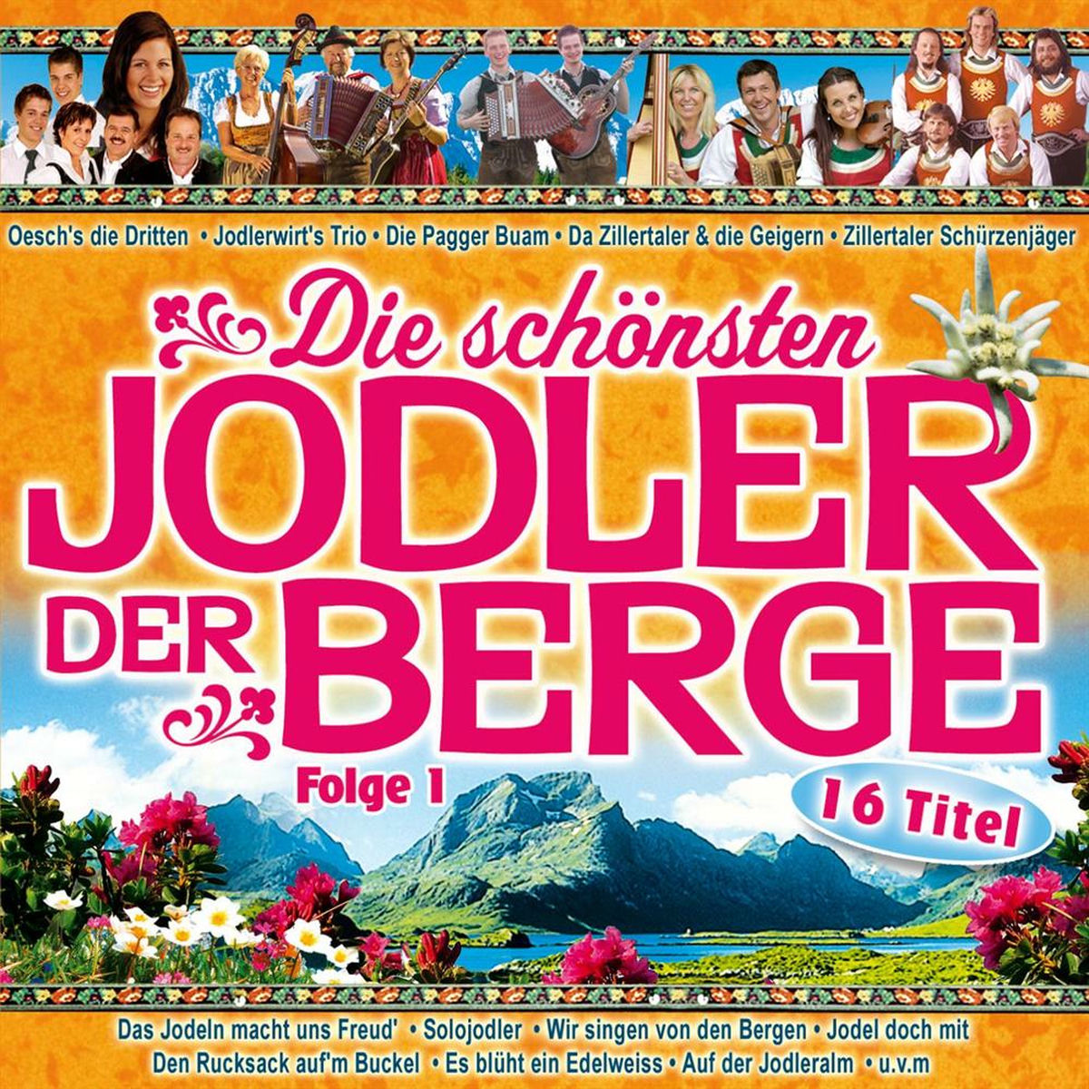 Album cover of Die schönsten Jodler der Berge - Folge 1