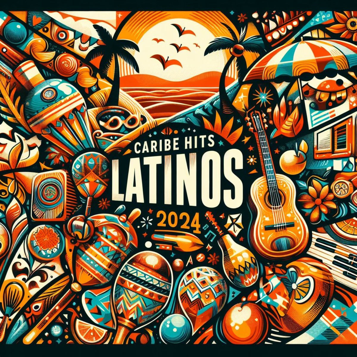 Album cover of Caribe Hits Latinos 2024