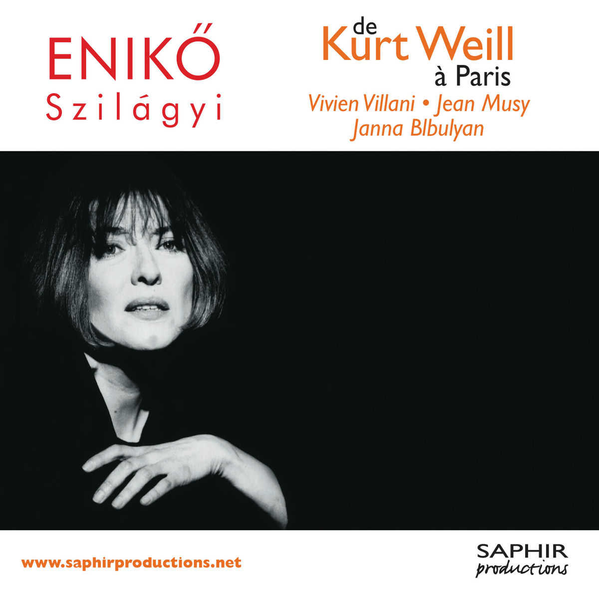 Album cover of De Kurt Weill à Paris