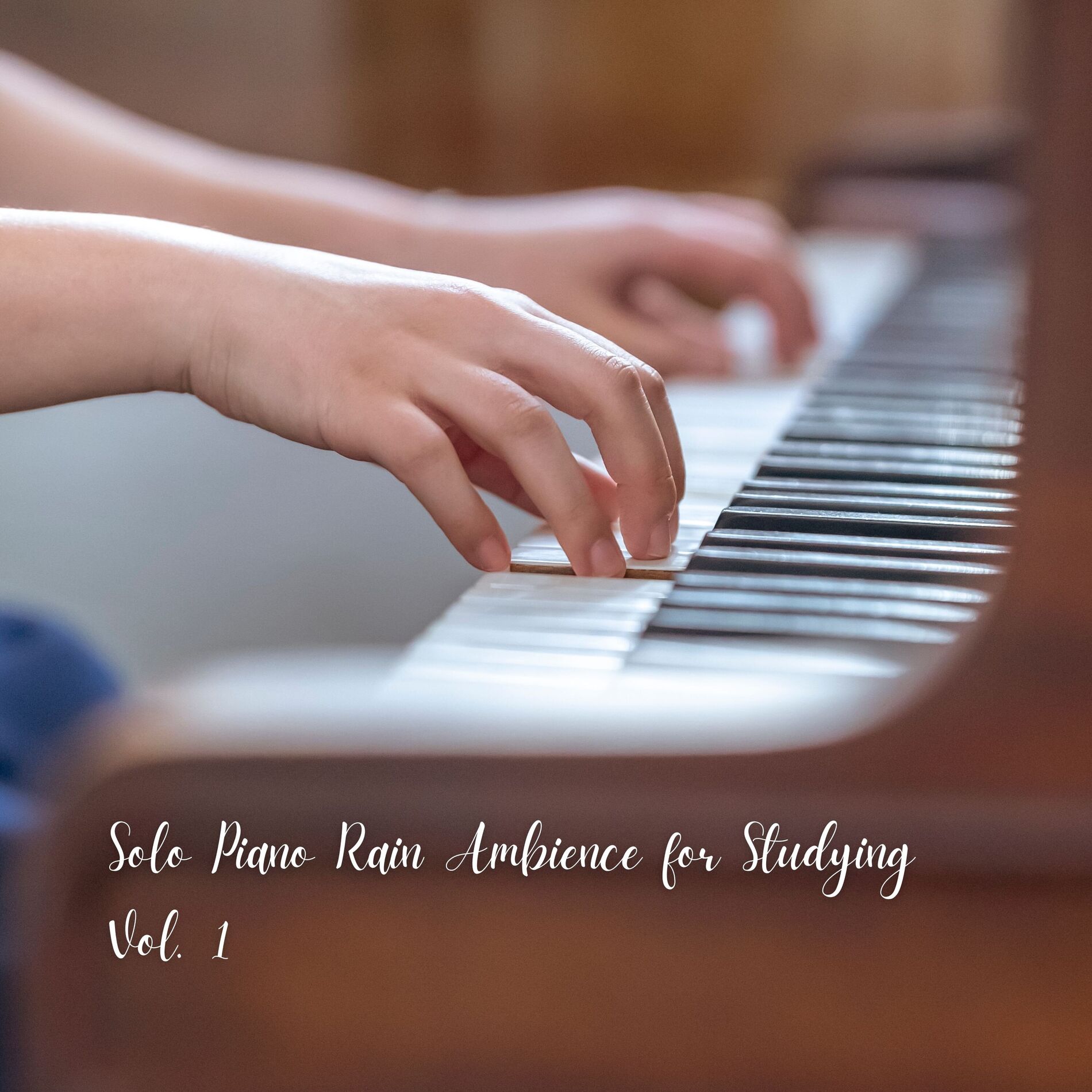 Album cover of Solo Piano Rain Ambience for Studying Vol. 1