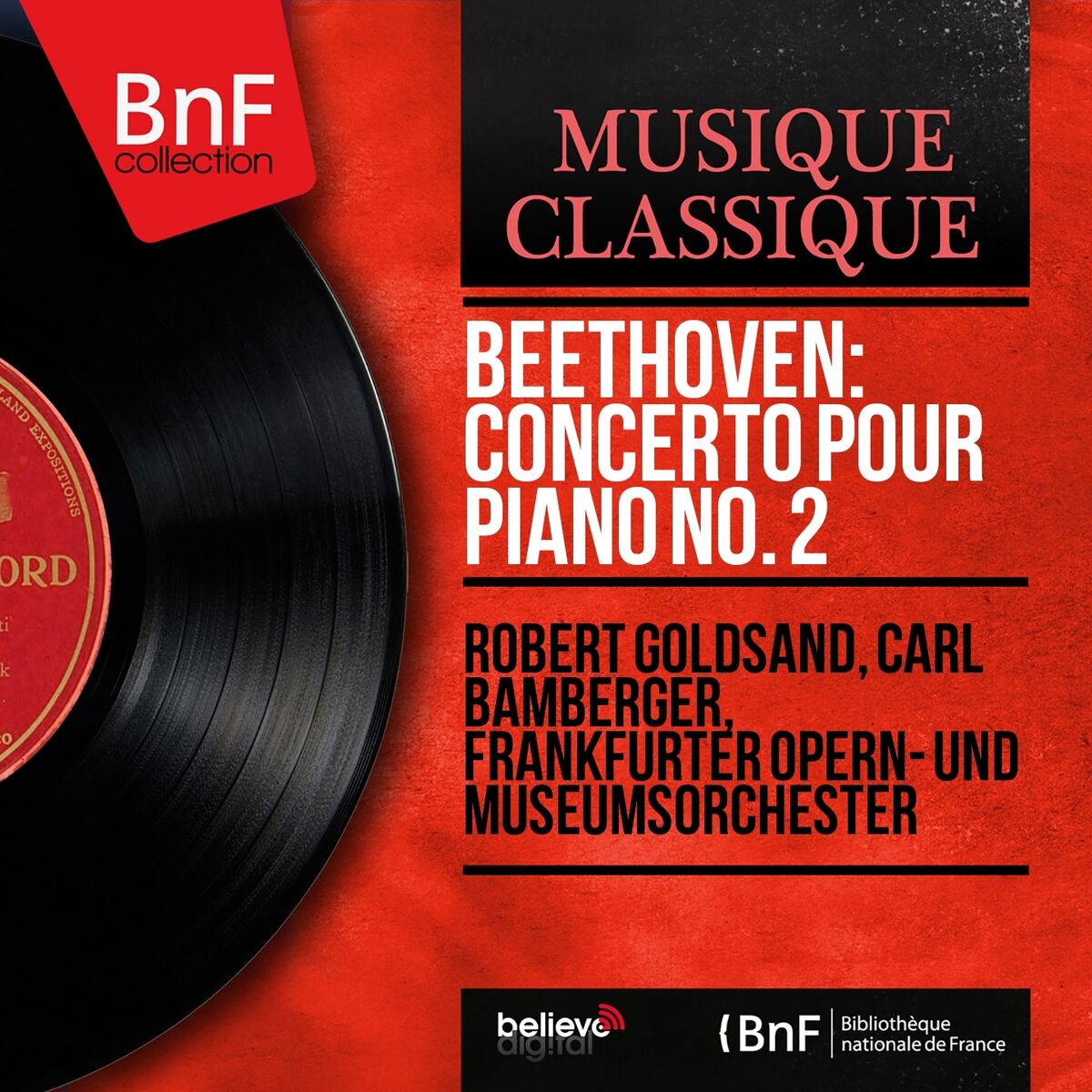 Album cover of Beethoven: Concerto pour piano No. 2 (Mono Version)