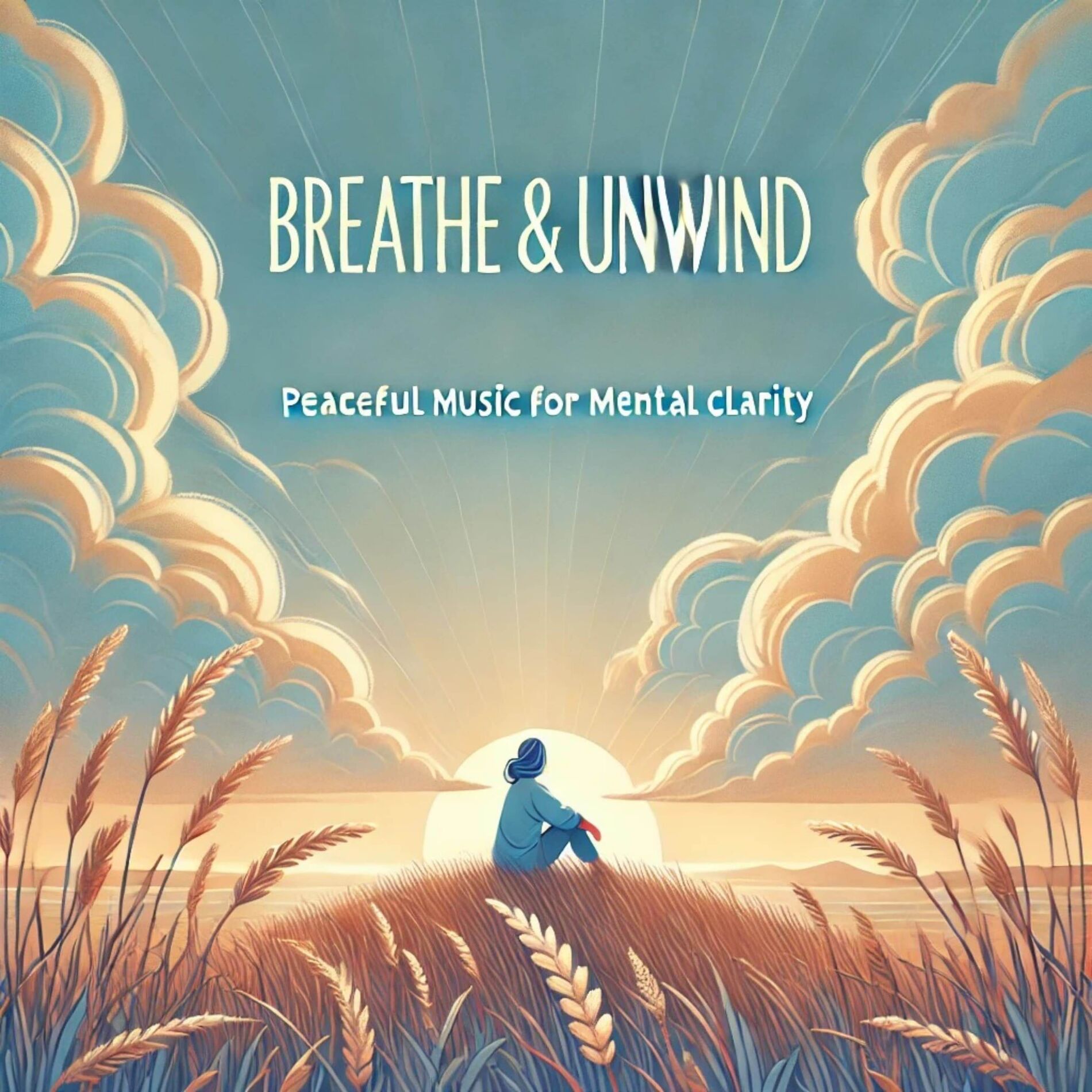 Album cover of Breathe & Unwind Peaceful Music for Mental Clarity