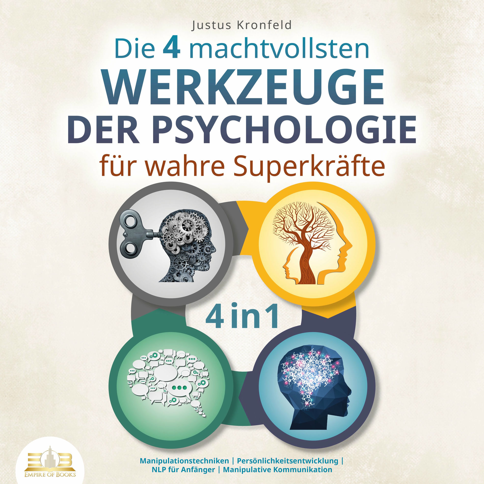 Album cover of Die 4 machtvollsten Werkzeuge der Psychologie für wahre Superkräfte: Manipulationstechniken | Persönlichkeitsentwicklung | NLP für