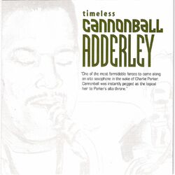 Cover of Timeless: Cannonball Adderley