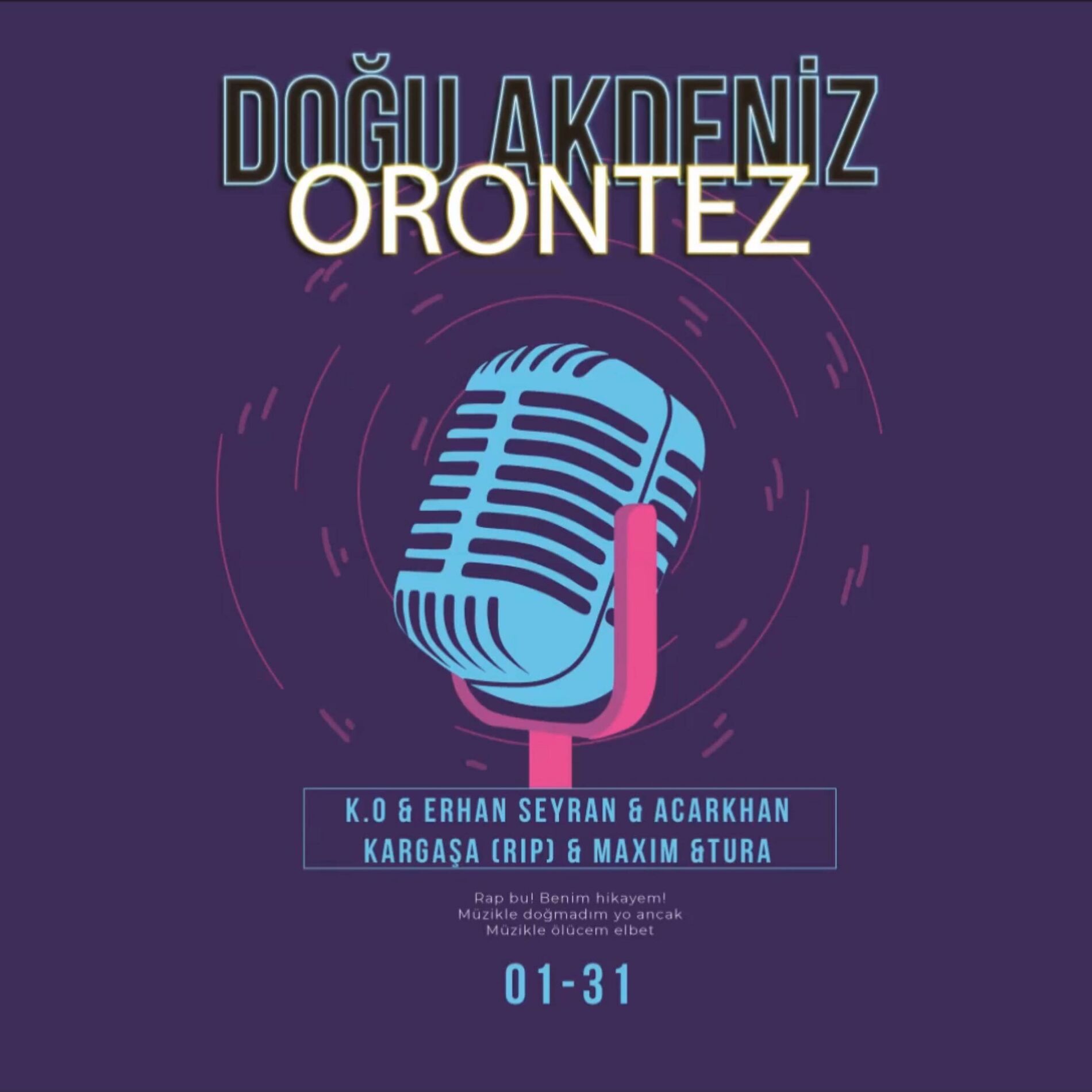 Album cover of 01&31 (feat. Erhan Seyran, Acarkhan, Kargaşa, Maxim & Tura)