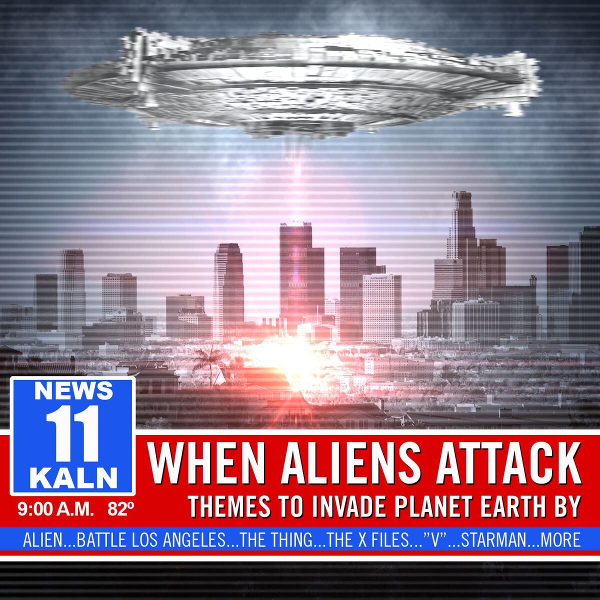 Album cover of When Aliens Attack: Themes To Invade Planet Earth By
