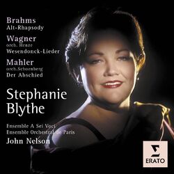 Cover of Brahms: Alto Rhapsody - Wagner: Wesendonck-Lieder & Mahler: Das lied von der Erde