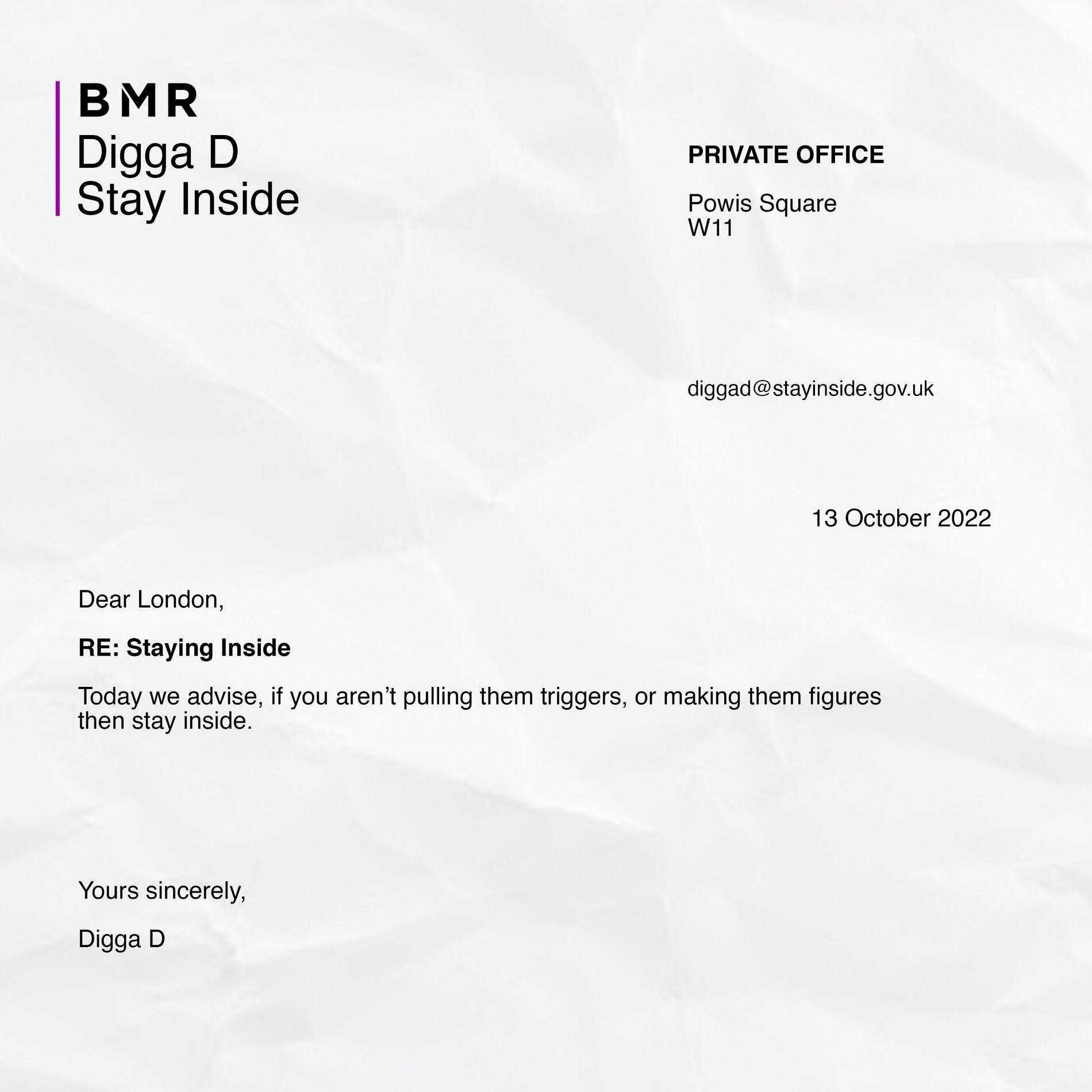 Album cover of Stay Inside
