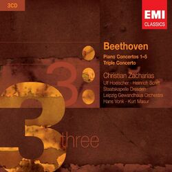 Cover of Beethoven: Piano Concertos Nos. 1 - 5 & Triple Concerto