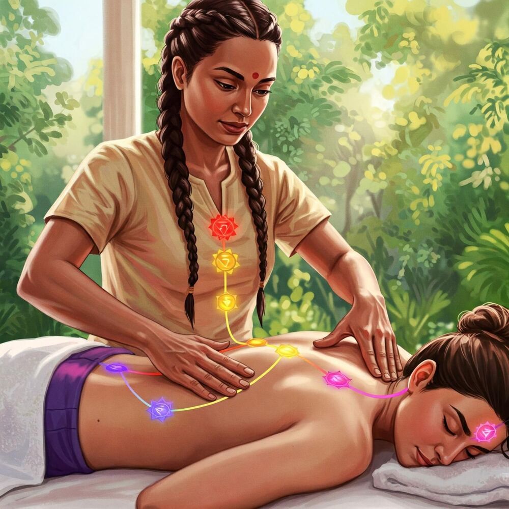 Picture of Massagem Holística dos Chakras: Ambiente Zen Tibetano para Alinhamento e Paz Interior