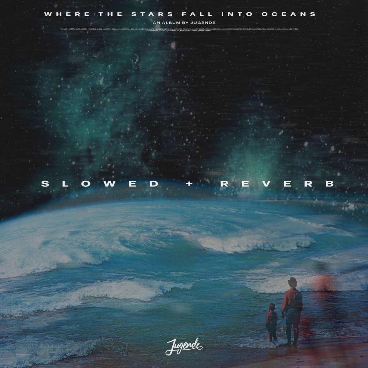 Album cover of Where The Stars Fall Into Oceans (slowed + reverb)