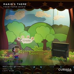 Cover of Mario's Theme (from "Paper Mario") (Lo-Fi Edit)