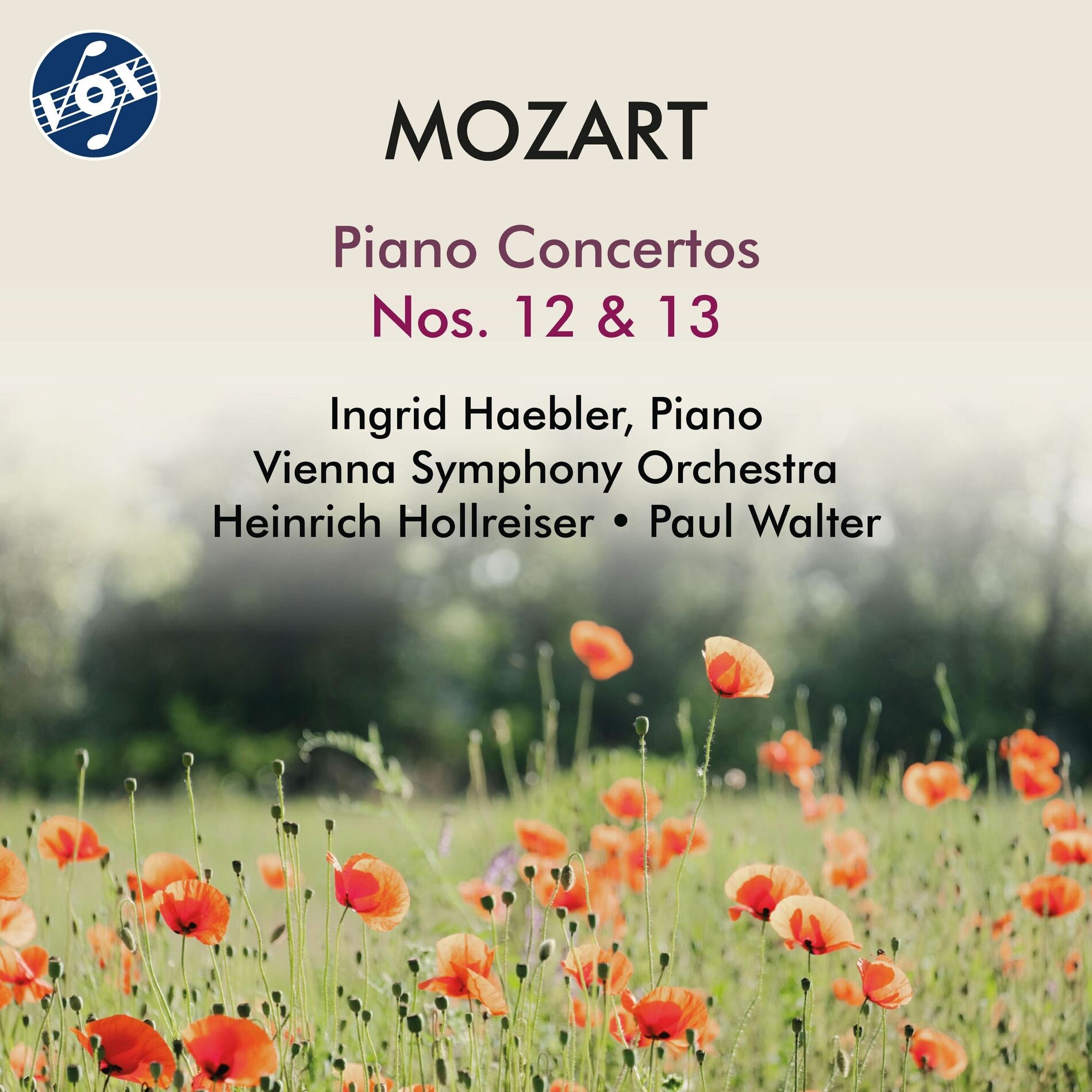 Album cover of Mozart: Piano Concerto No. 12 in A Major, K. 414 & Piano Concerto No. 13 in C Major, K. 415