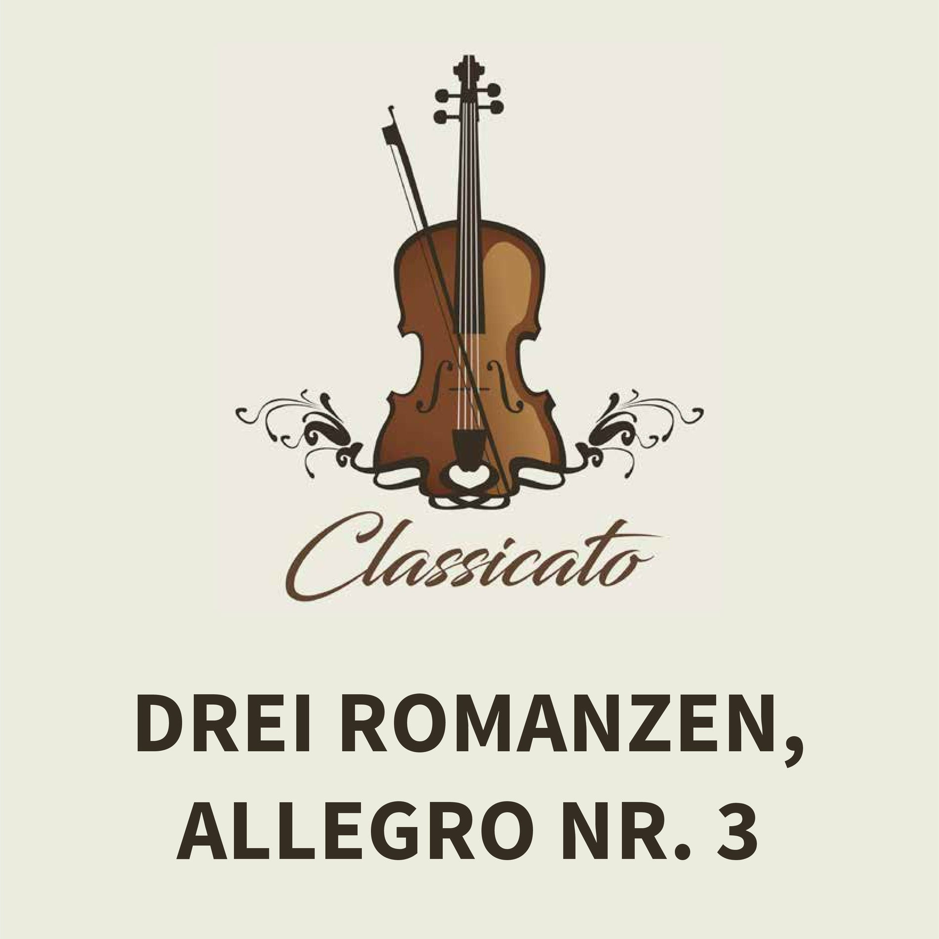 Album cover of Drei Romanzen, Nr. 3 Leidenschaftlich schnell