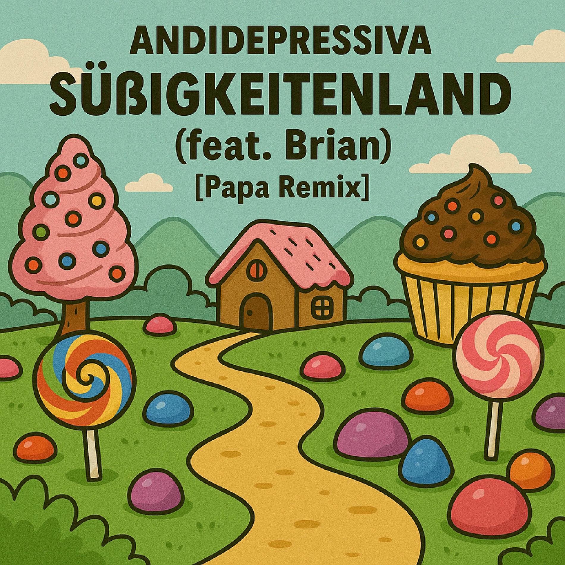 Album cover of Süßigkeitenland (feat. Brian) [Papa Remix]
