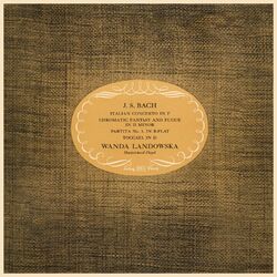 Cover of Landowska Plays Bach