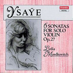 Cover of Ysaÿe: Six Violin Sonatas
