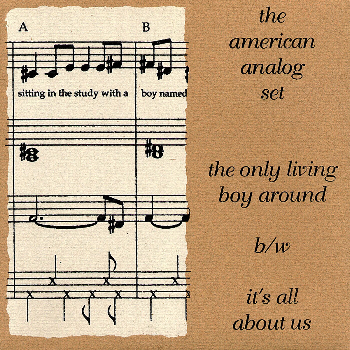 Album cover of The Only Living Boy Around b/w It's All About Us