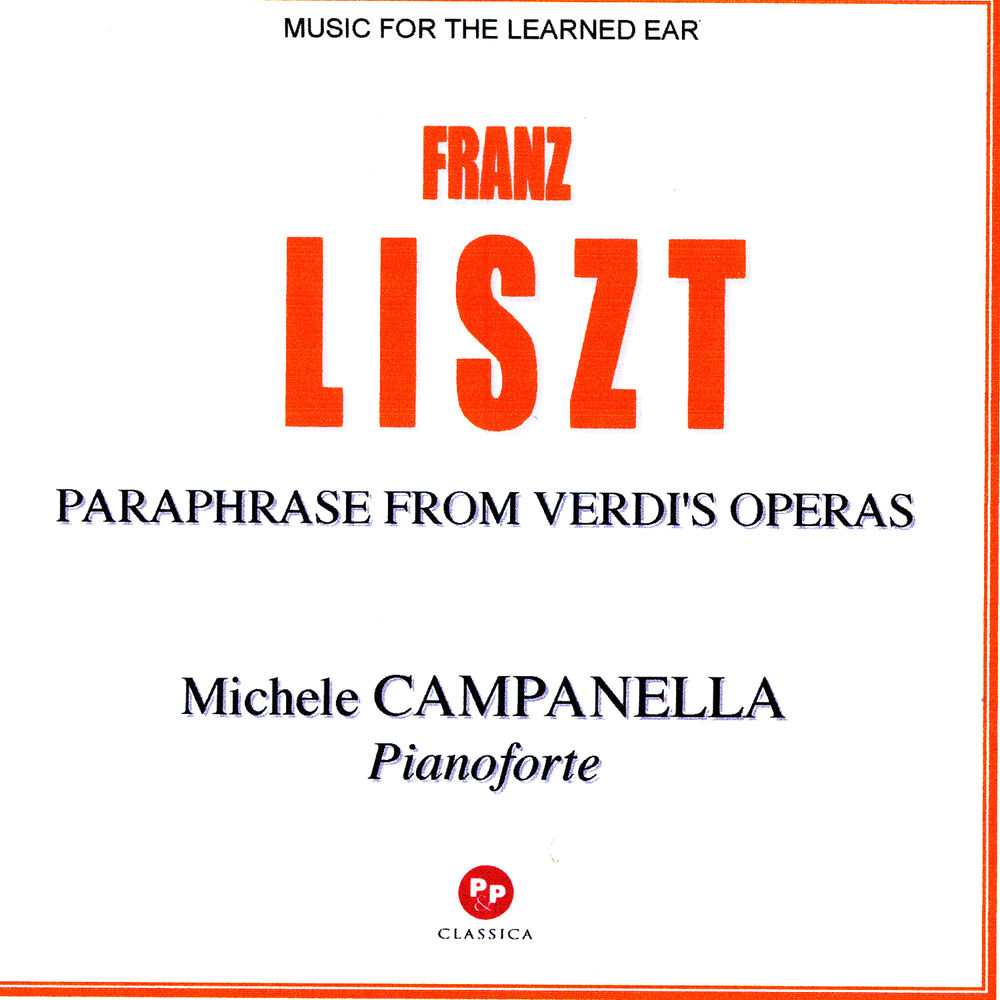 Picture of Franz Liszt : Paraphrase From Verdi's Opera's