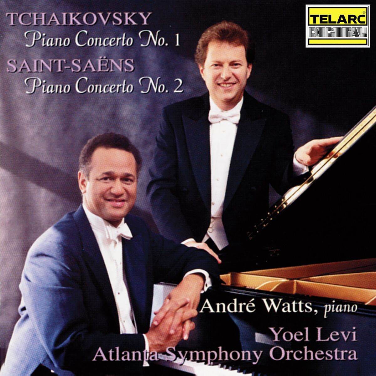 Album cover of Tchaikovsky: Piano Concerto No. 1 in B-Flat Minor, Op. 23, TH 55 - Saint-Saëns: Piano Concerto No. 2 in G Minor, Op. 22, R. 190