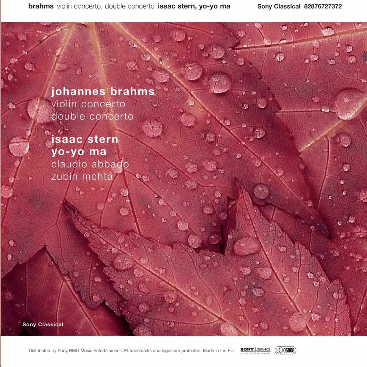 Album cover of Brahms: Violin Concerto in D Major, Op. 77 & Double Concerto for Violin and Cello in A Minor, Op. 102