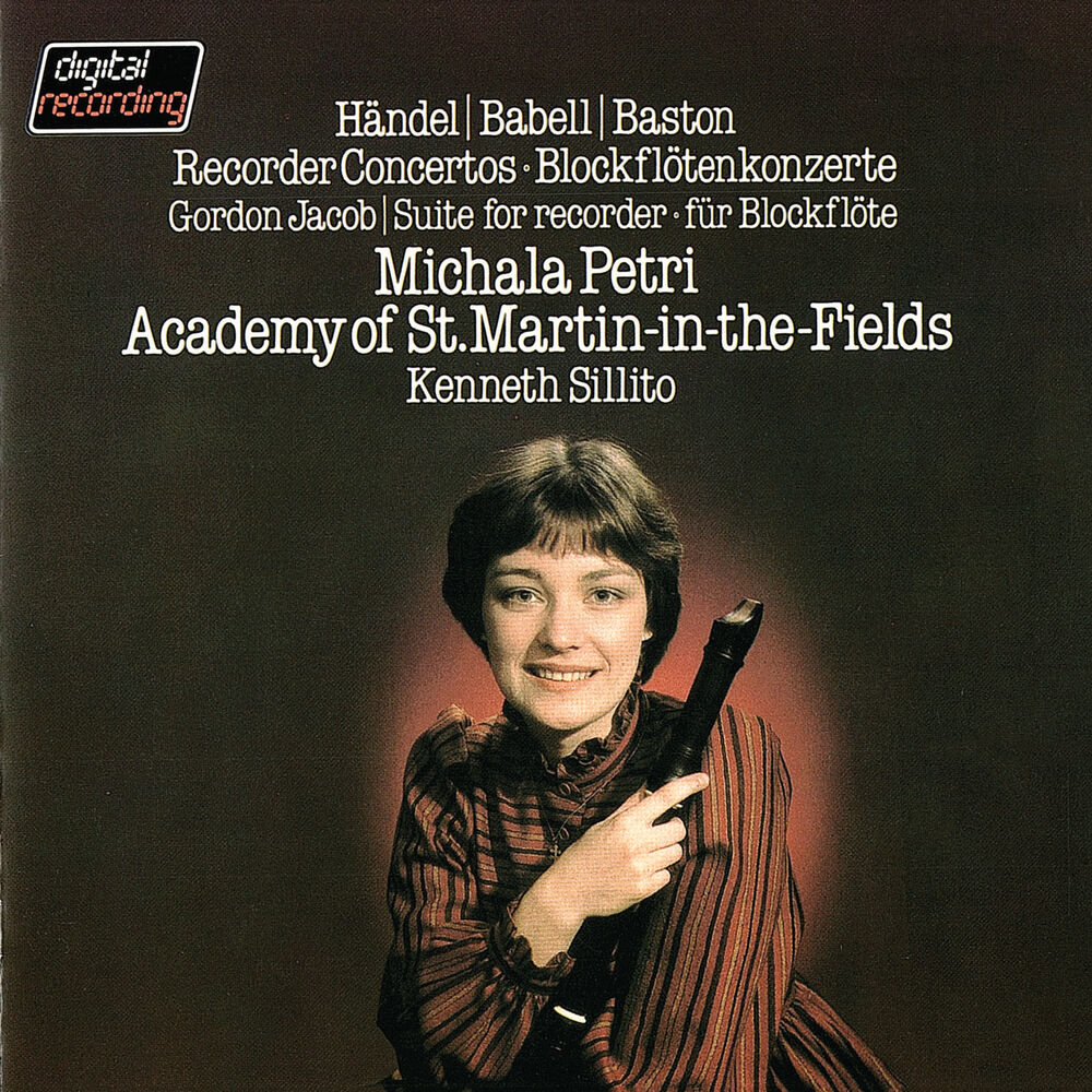 Picture of Recorder Concertos By Handel, Babell & Baston / Jacob: Suite For Recorder & Strings