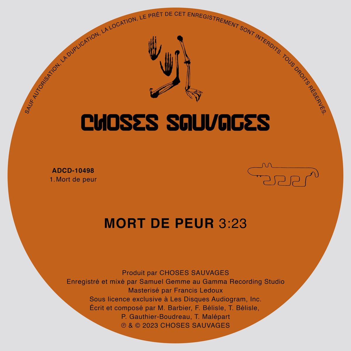 Album cover of Mort de peur