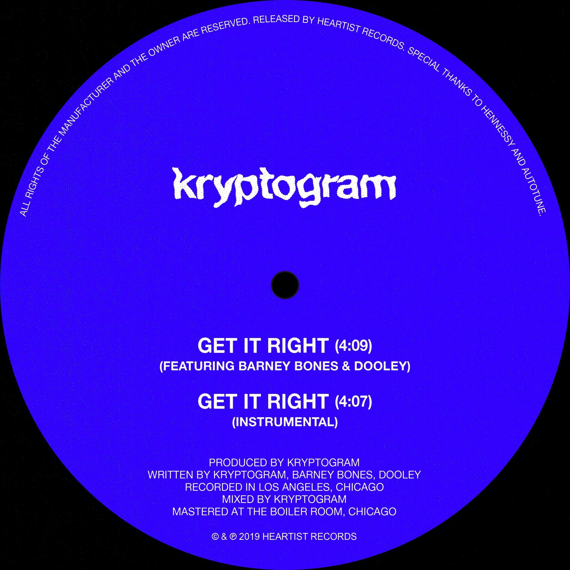 Album cover of Get It Right (feat. Barney Bones & Dooley)