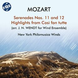 Cover of Mozart: Serenades Nos. 11-12 & Così fan tutte (Highlitghts)