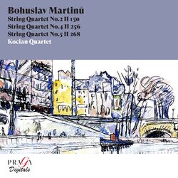 Cover of Bohuslav Martinů: String Quartets Nos. 2, 4 & 5