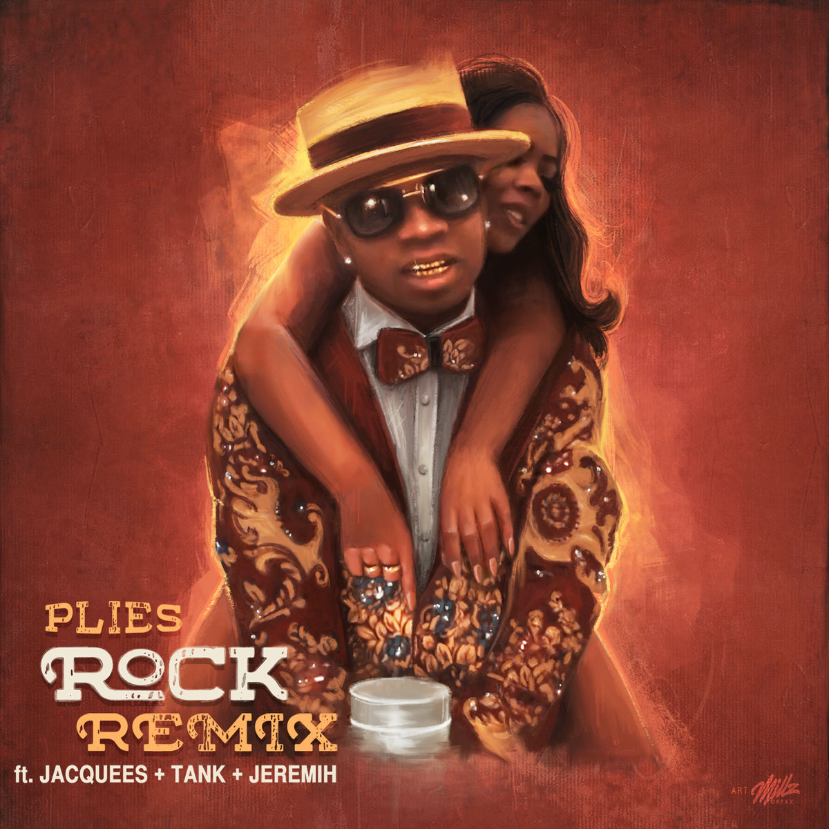 Album cover of Rock (RnB Remix) [feat. Jacquees, Tank & Jeremih]