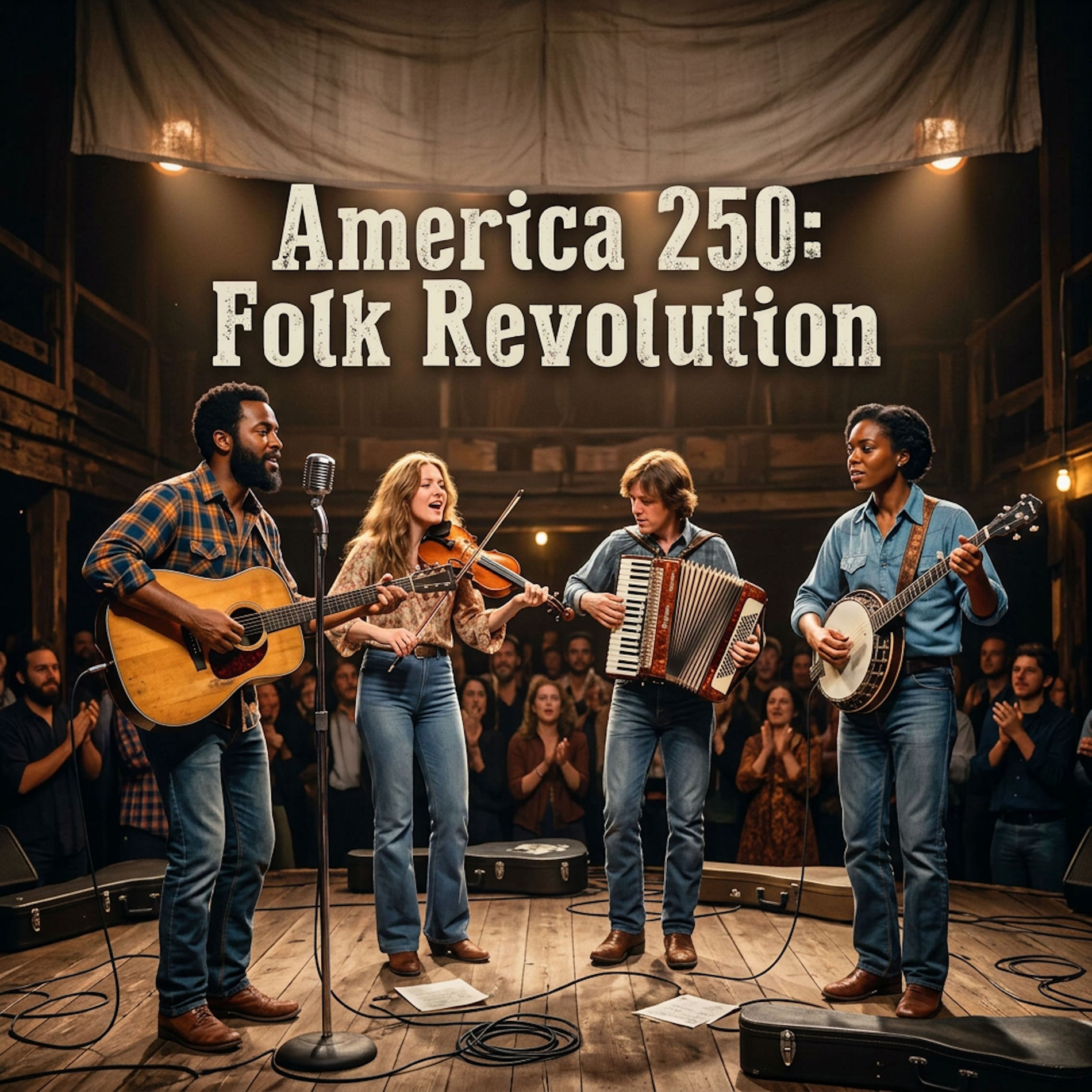 Album cover of America 250: Folk Revolution
