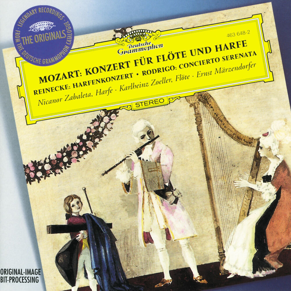 Picture of Mozart: Flute & Harp Concerto / Reinecke: Harp Concerto / Rodrigo: Concerto-Serenade