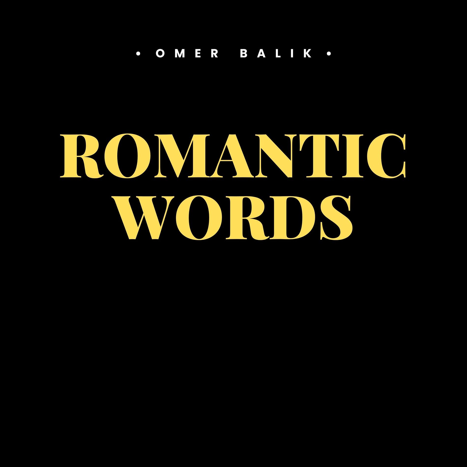 Album cover of Romantic Words