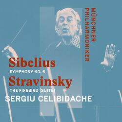 Cover of Sibelius: Symphony No. 5 in E-Flat Major Op. 82 & Stravinsky: The Firebird (Suite) [Live]