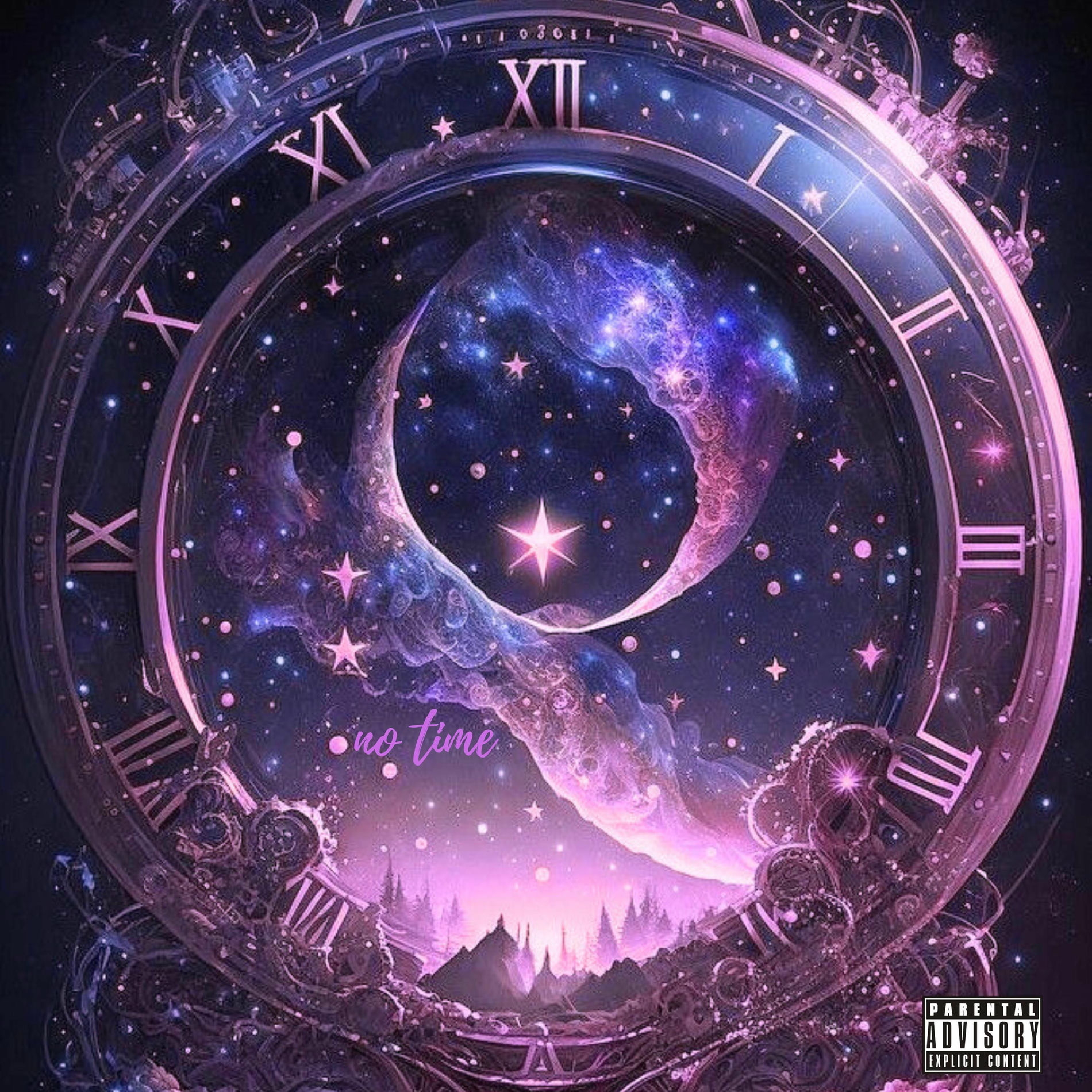Album cover of no time