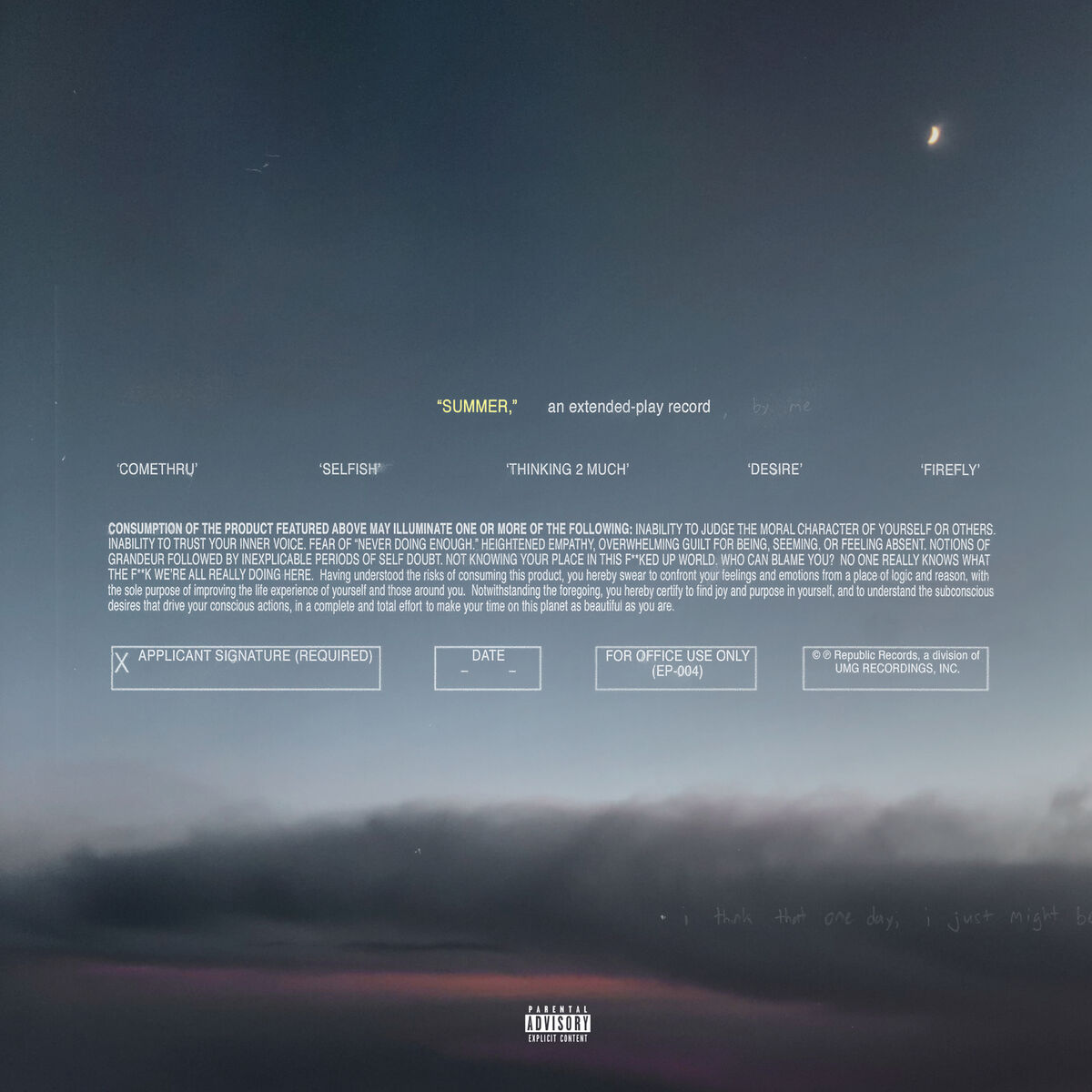 Album cover of comethru