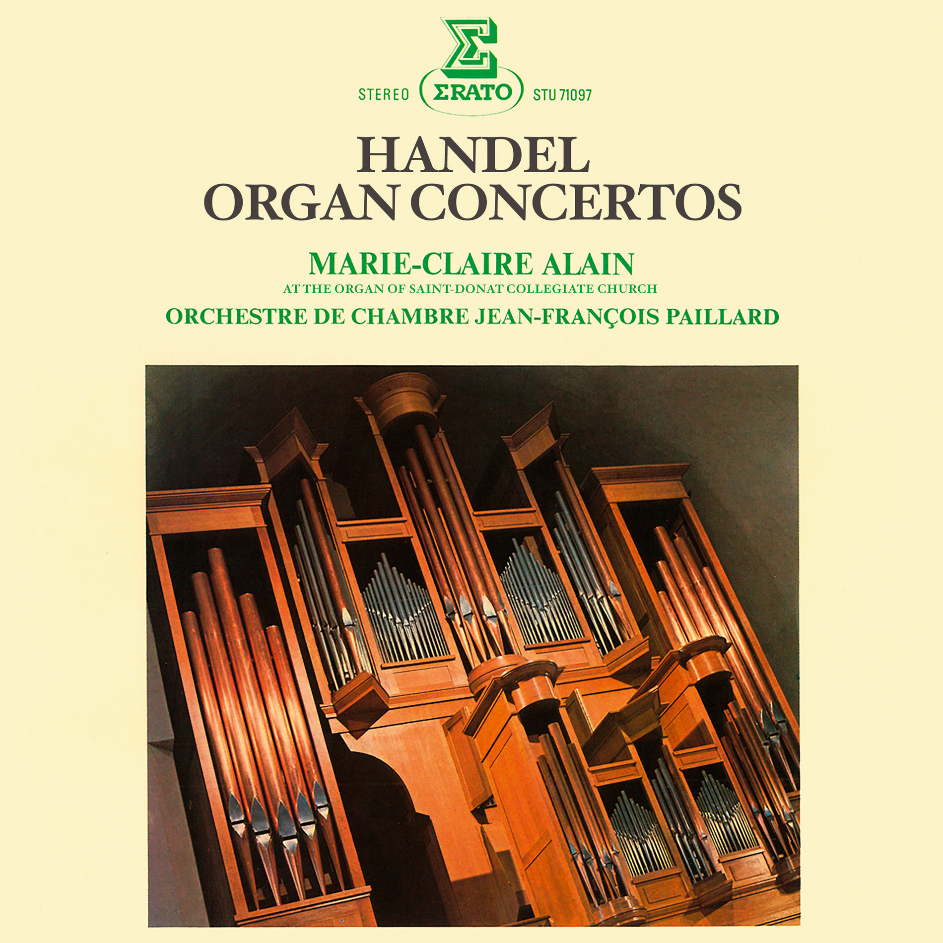 Album cover of Handel: Organ Concertos