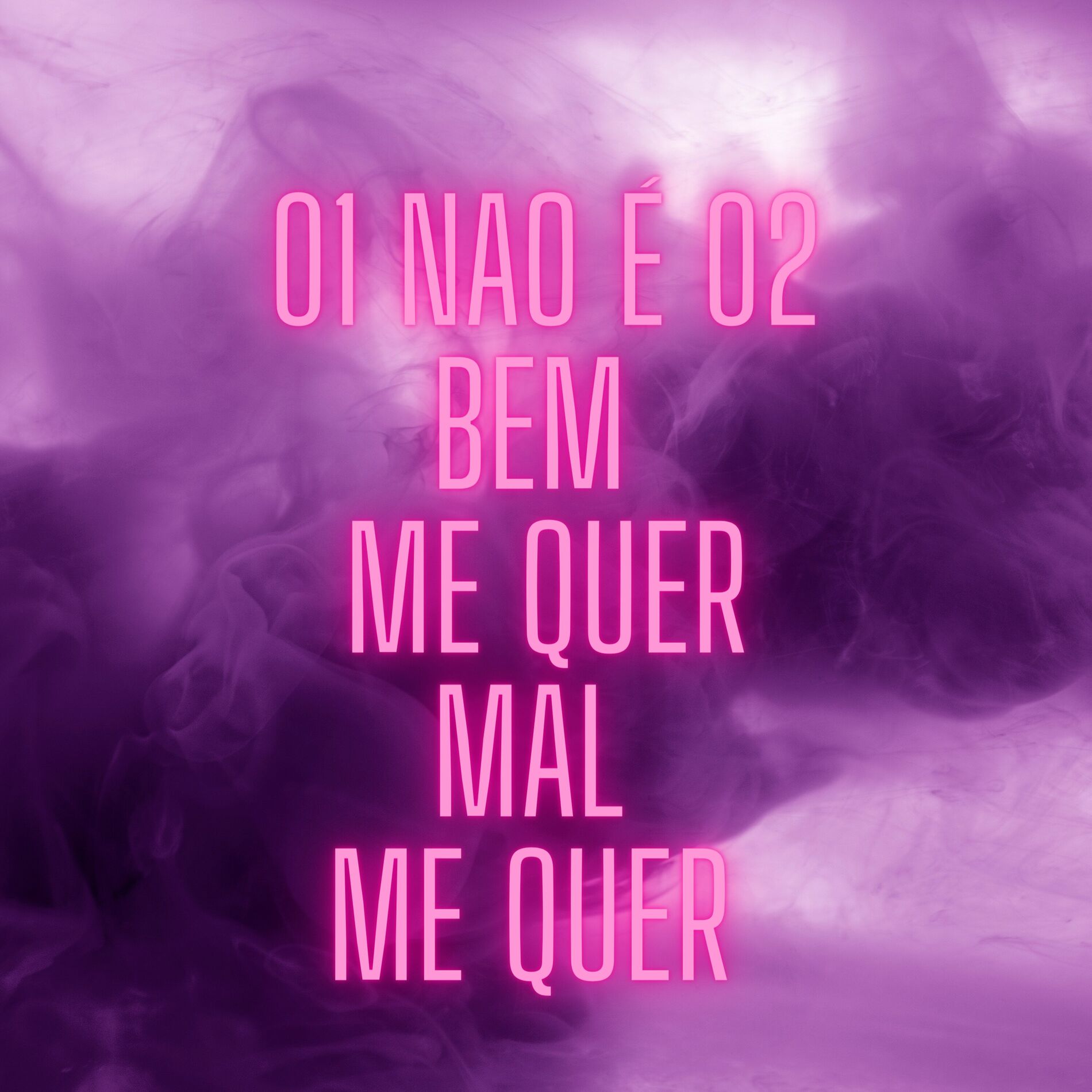 Album cover of 01 Não É 02 Bem Me Quer Mal Me Quer