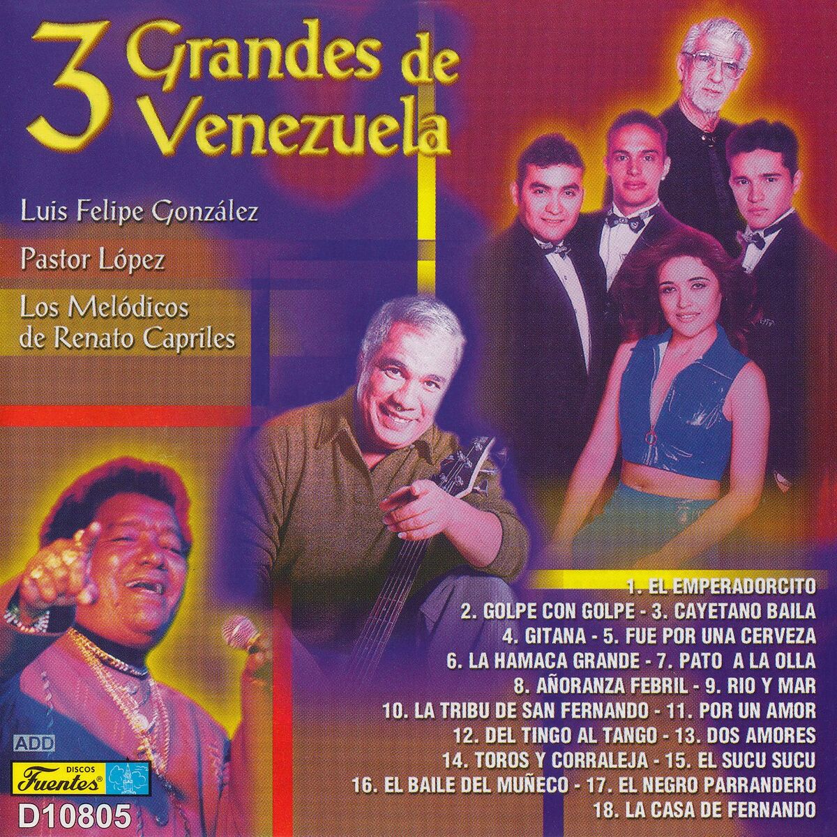 Album cover of 3 Grandes de Venezuela