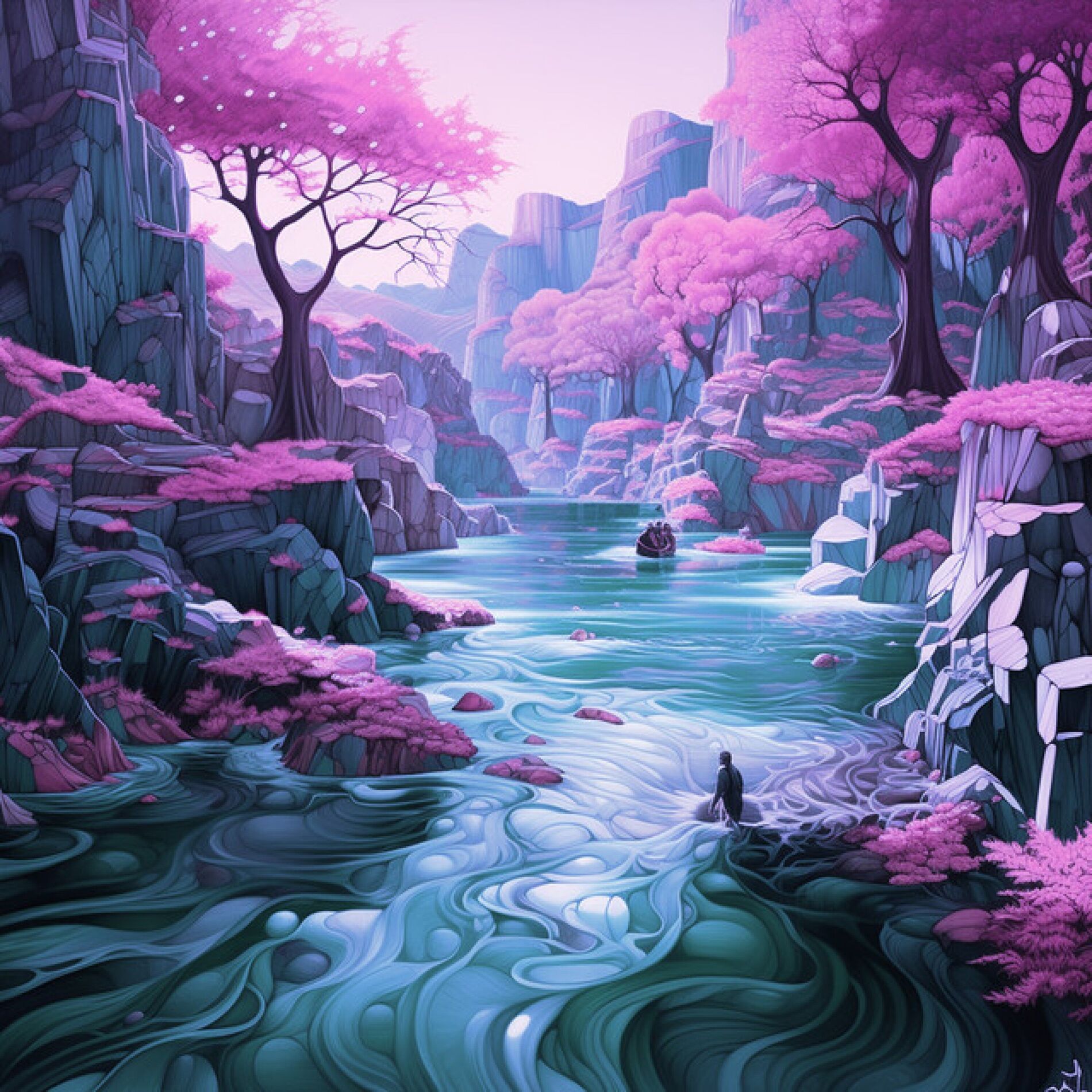 Album cover of I follow Rivers (Slowed + Reverb) - I follow you deep sea baby