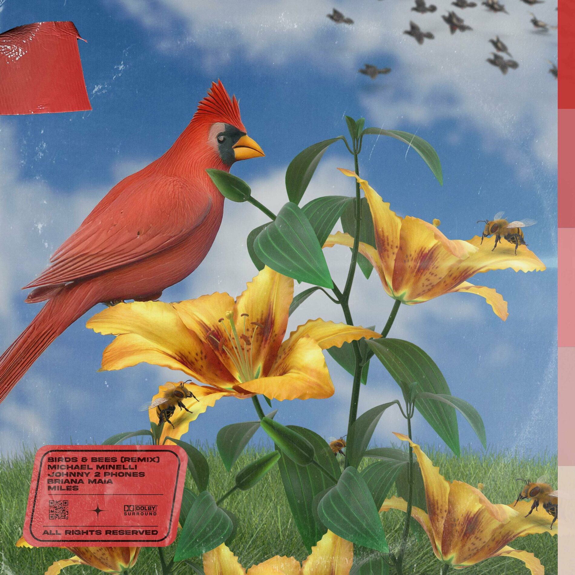 Album cover of Birds & Bees (feat. Miles) (Remix)