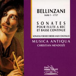 Cover of Bellinzani : Sonates pour flûte à bec & basse continue