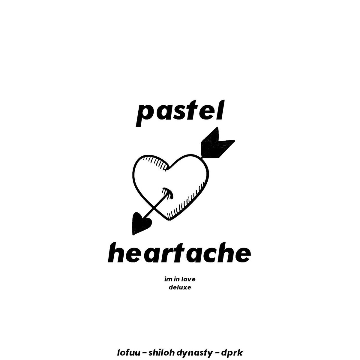 Album cover of pastel heartache (im in love deluxe)