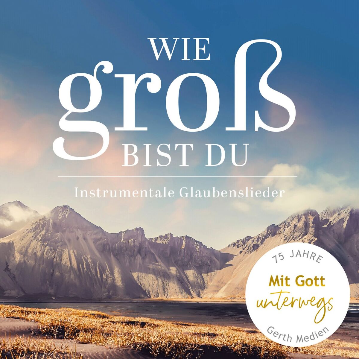 Album cover of Wie groß bist du - Instrumentale Glaubenslieder