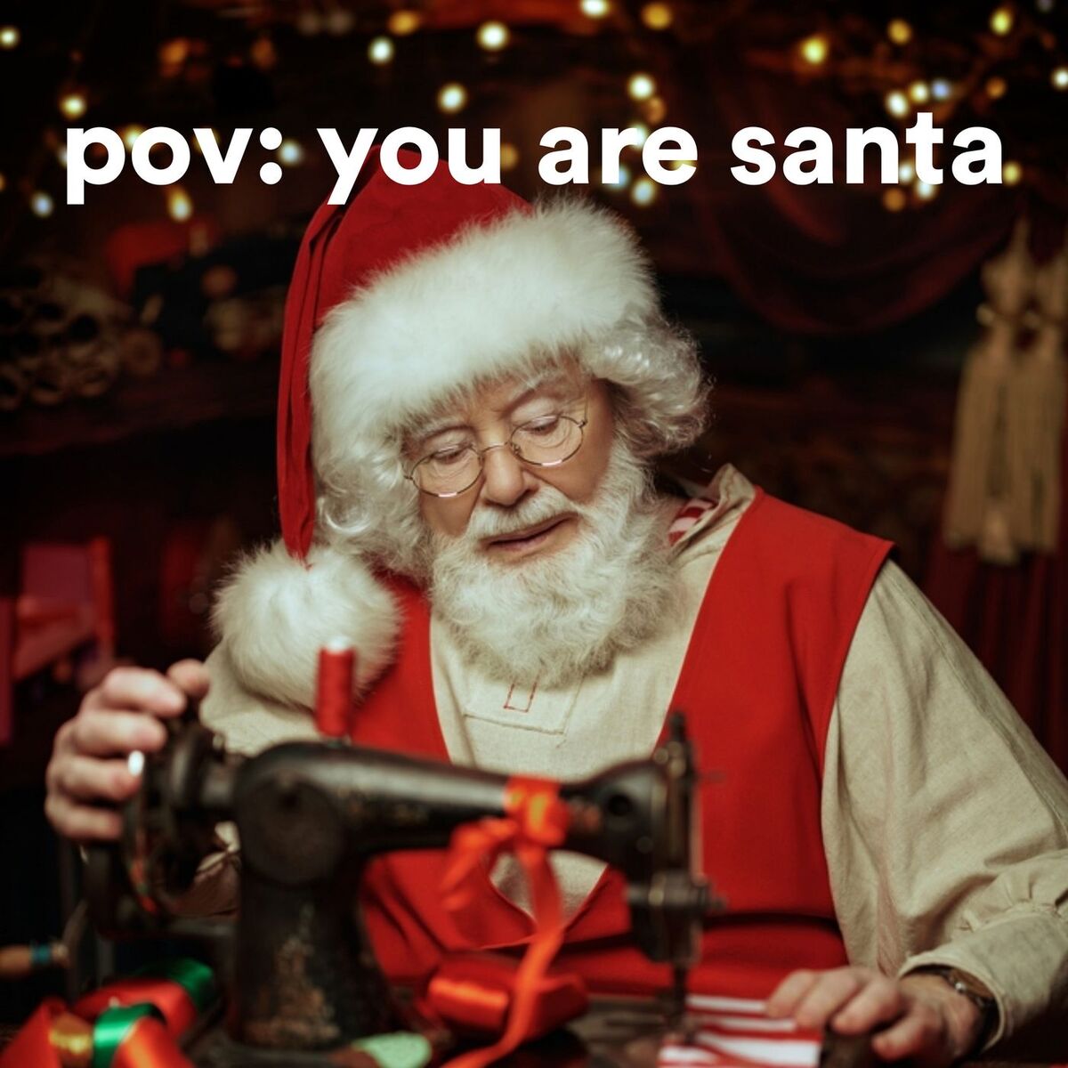 Album cover of pov: you are santa