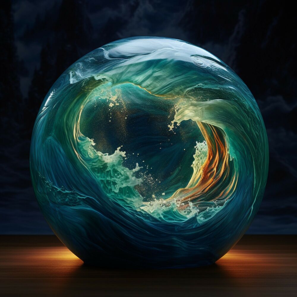 Picture of Music combined with Stream: Reflective Streamside Serenity