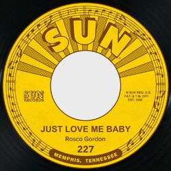 Cover of Just Love Me Baby / Weeping Blues
